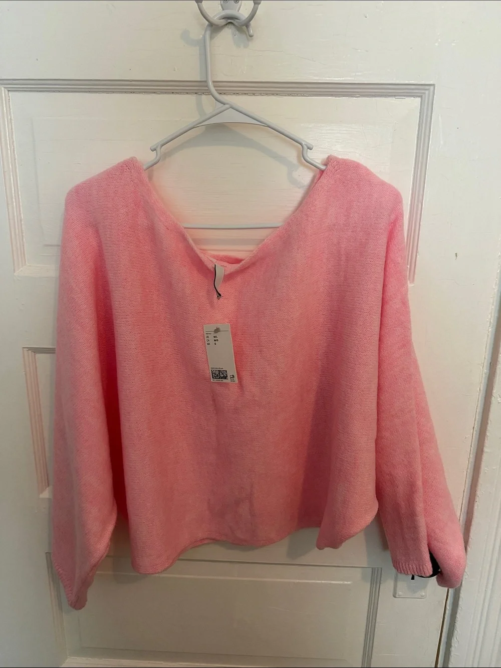 H&M Pink Knit Poncho Sweater - Picture 2 of 2